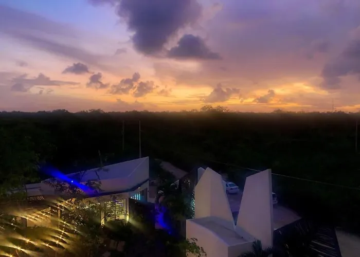 Near Beach+jungle Views. King Bed+220 Megs+2 Bikes * Tulum